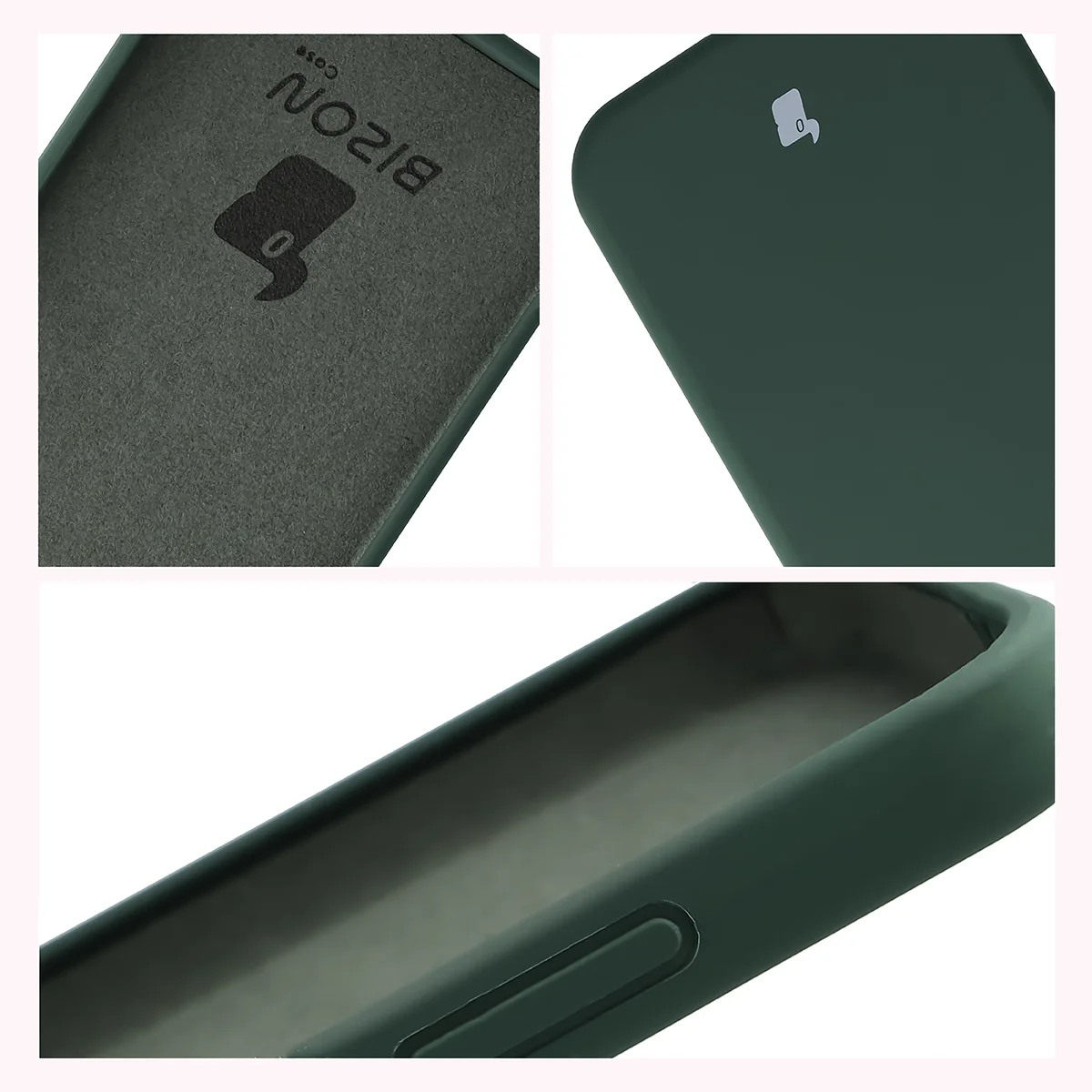 Konstrukcja etui Bizon Soft Case: zintegrowane osłony, podwyższone krawędzie i wyściółka z mikrofibry do Xiaomi POCO X8 Pro