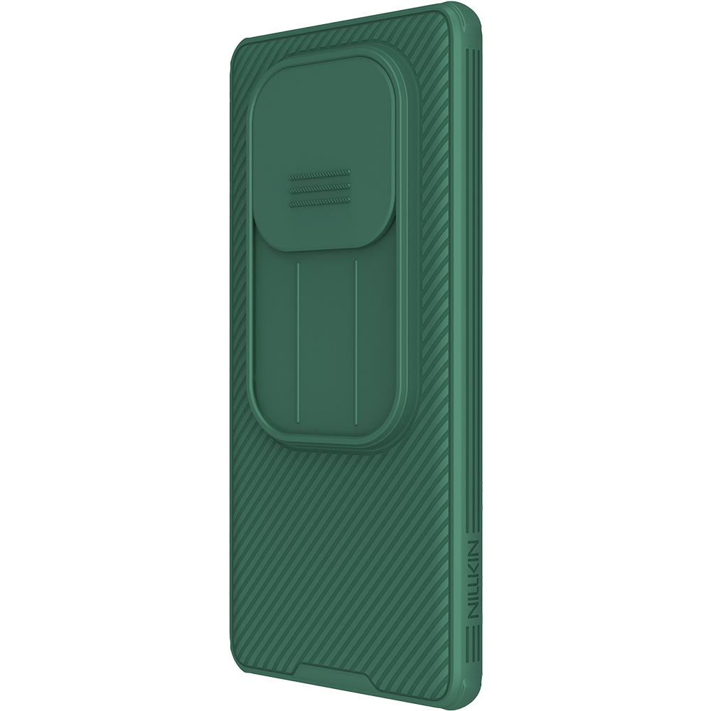 Etui Nillkin CamShield Pro do Xiaomi Redmi Note 14 Pro 5G<<br>Xiaomi POCO X7, ciemnozielone