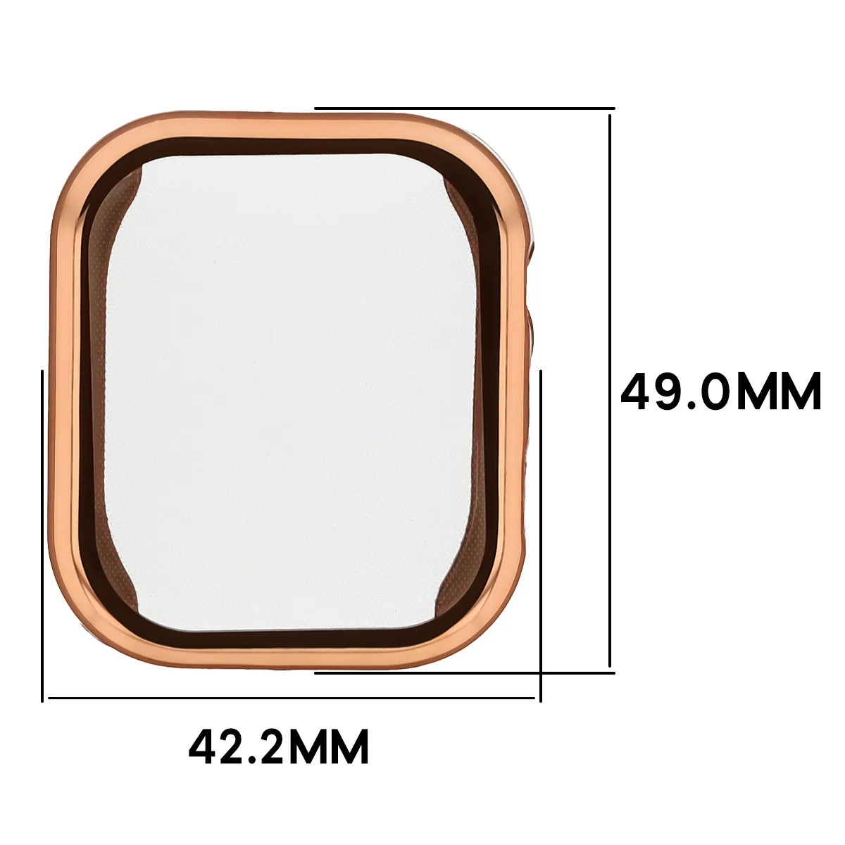 Wymiary obudowy Bizon Case Watch Felipe dla Xiaomi Redmi Watch 6