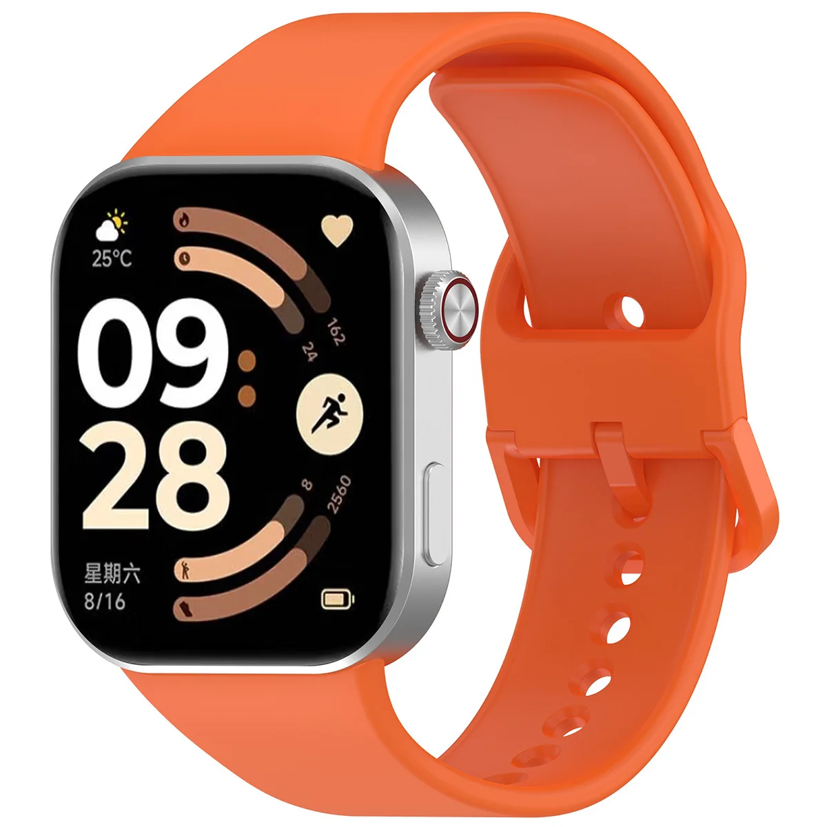 Silikonowy pasek Bizon Strap Watch Silicone do Redmi Watch 6 / 5 / 4 / Smart Band 10 Pro / 9 Pro / 8 Pro