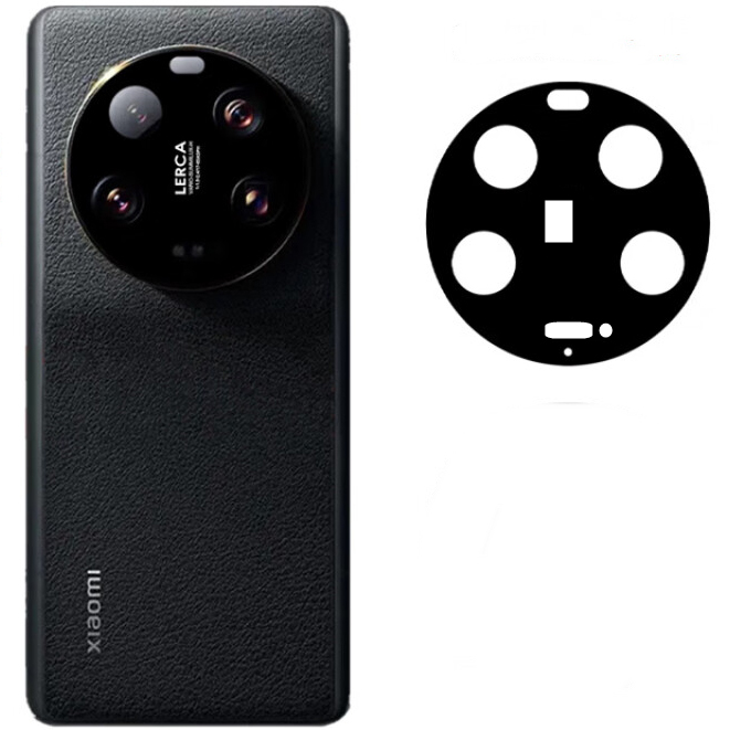 Glas für die Kamera Bizon Glass Silk Lens für Xiaomi 13 Ultra, 2 Stück
