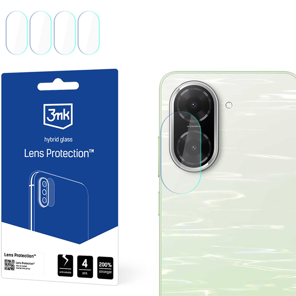 Osłona na aparat 3mk Lens Protection do Xiaomi Redmi A5 4G, 4 zestawy