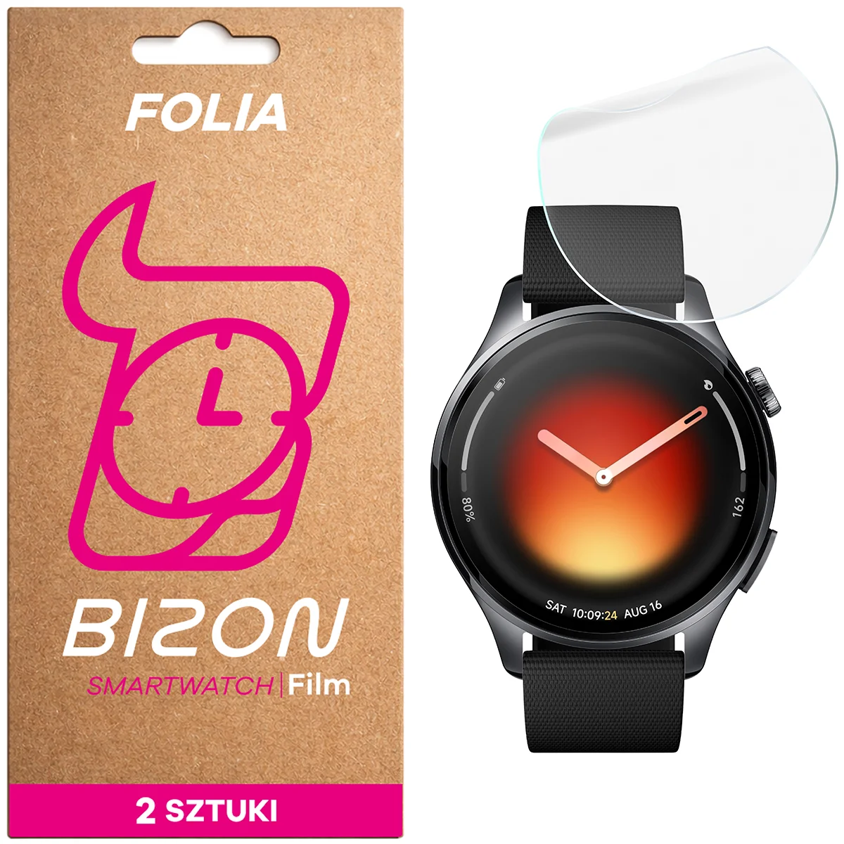 Folia hydrożelowa Bizon Watch Film Hydrogel Duo dla Xiaomi Watch 5