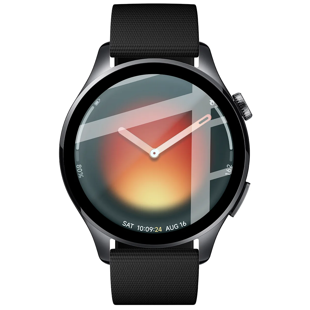 Szkło hybrydowe z czarną ramką idealnie dopasowane do Xiaomi Watch 5