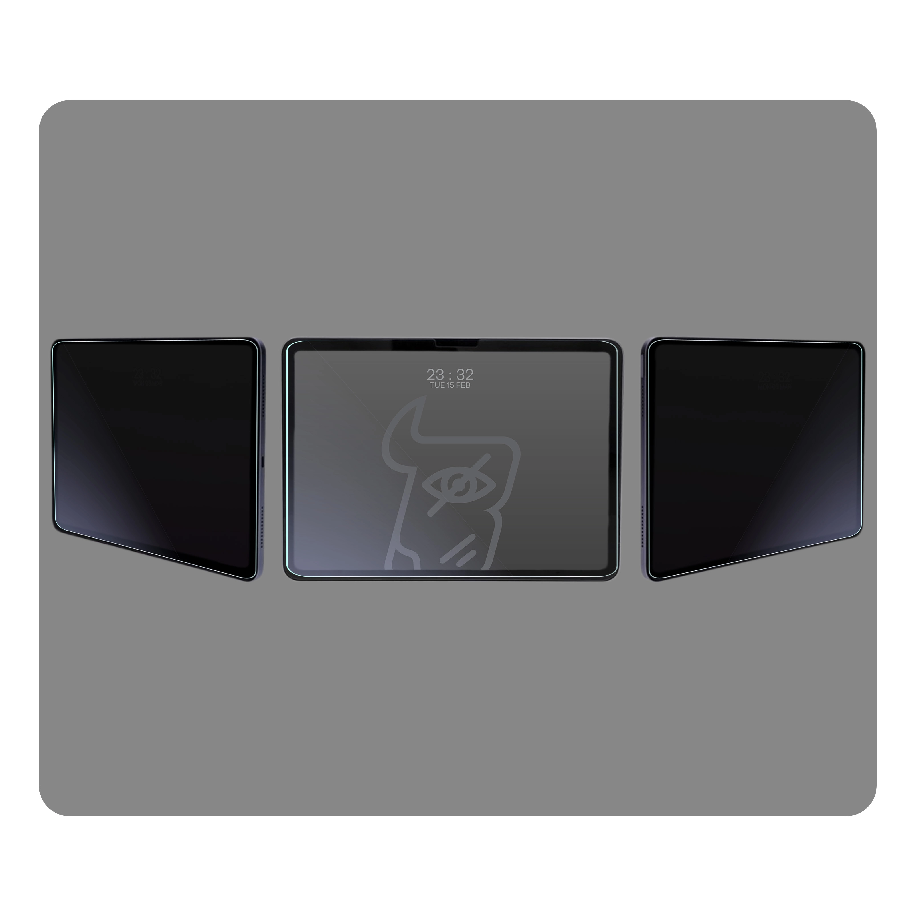 Działanie filtra prywatyzującego w Bizon Tab Hybrid Shadow do Apple iPad 11 A16 2025