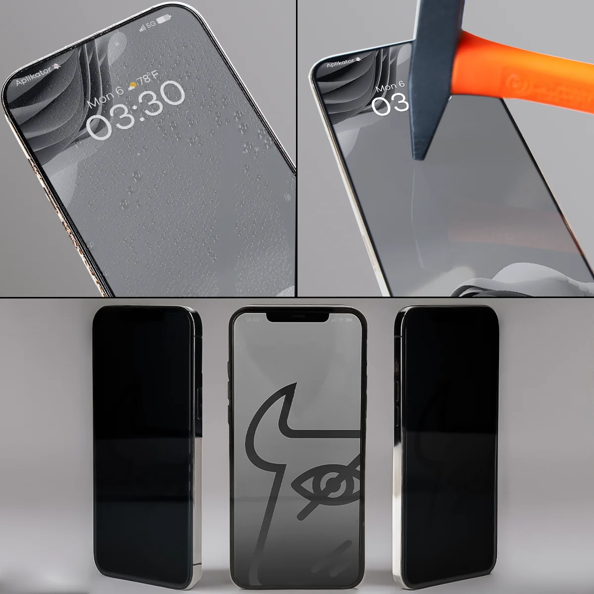 Właściwości szkła Bizon Glass Aplikator Shadow