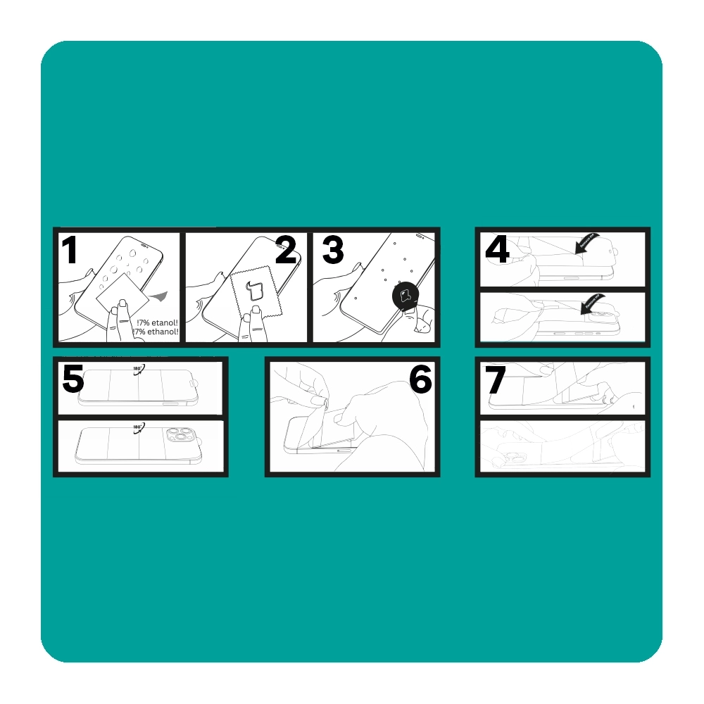 Aplikacja folii na tył Bizon Film Hydrogel Back Duo