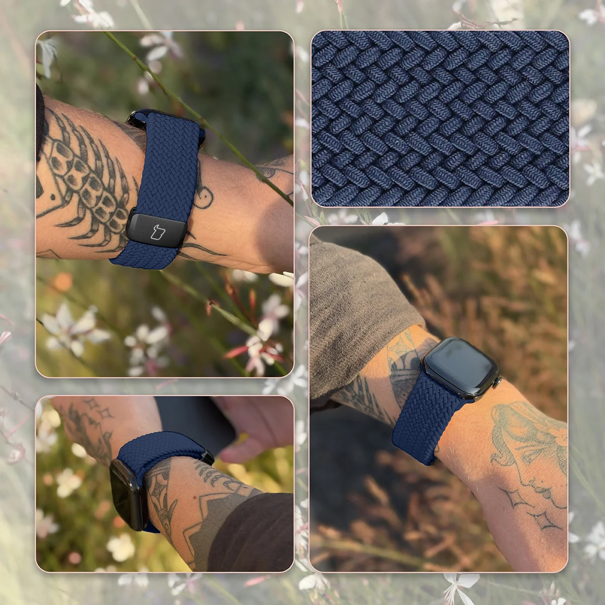 Materiał nylonowy paska Bizon Strap Watch Trenza