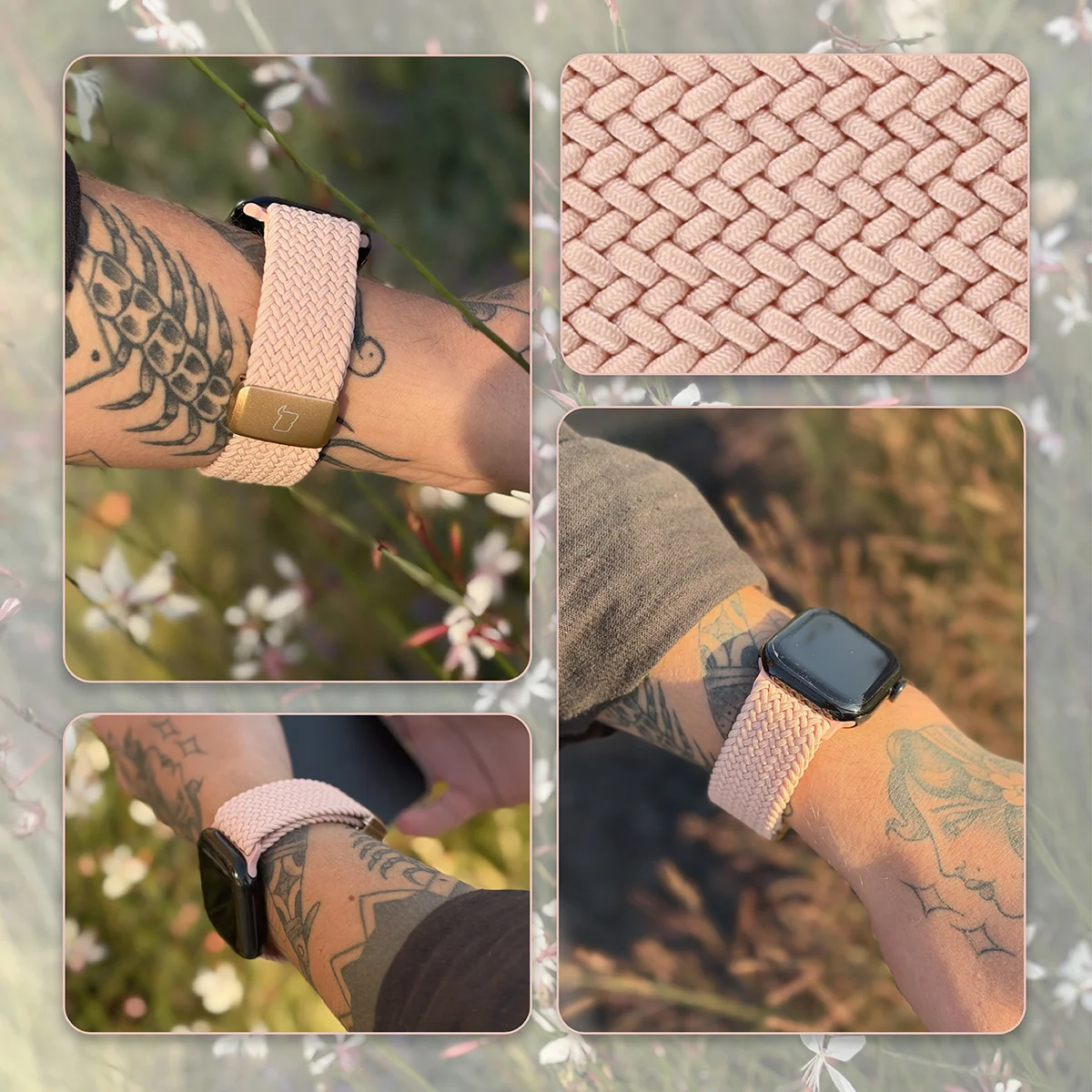 Materiał nylonowy paska Bizon Strap Watch Trenza