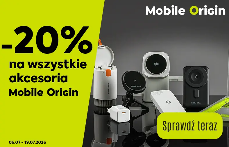 Promocja -20% na wszystkie akcesoria Mobile Origin