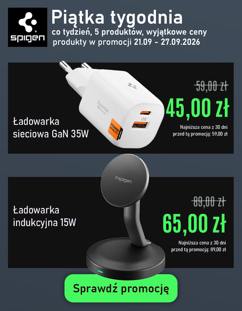 5 produktów marki Spigen w wyjątkowych cenach