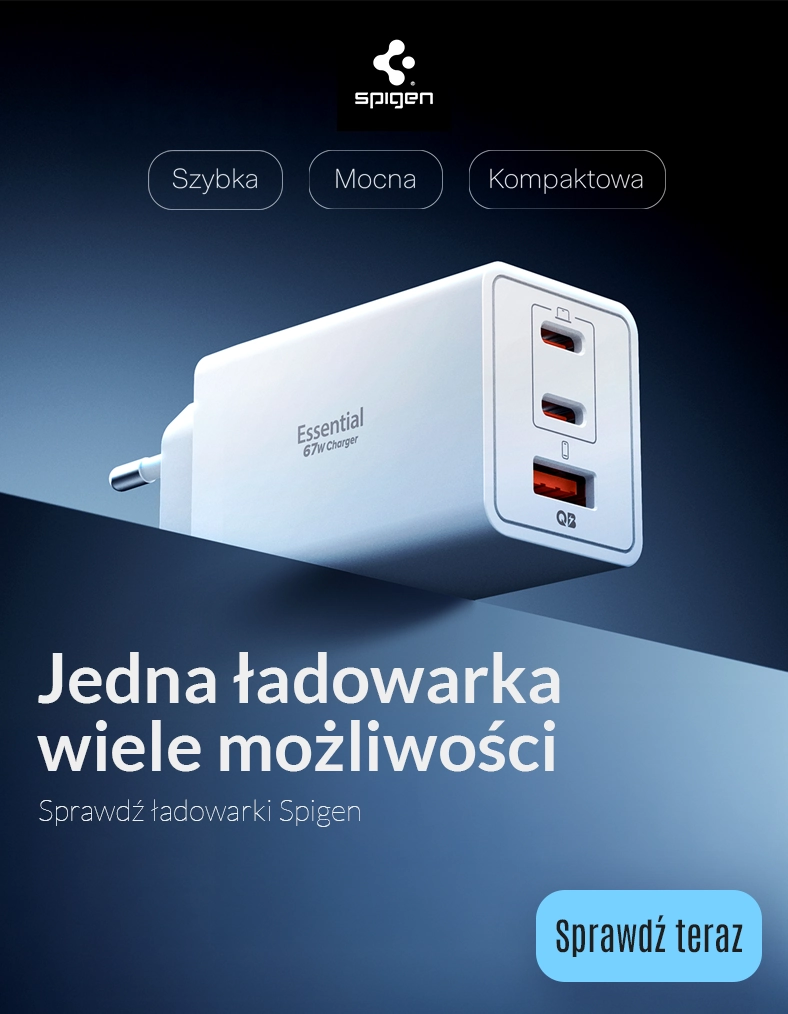 Unikalne ładowarki Spigen, sprawdź ofertę