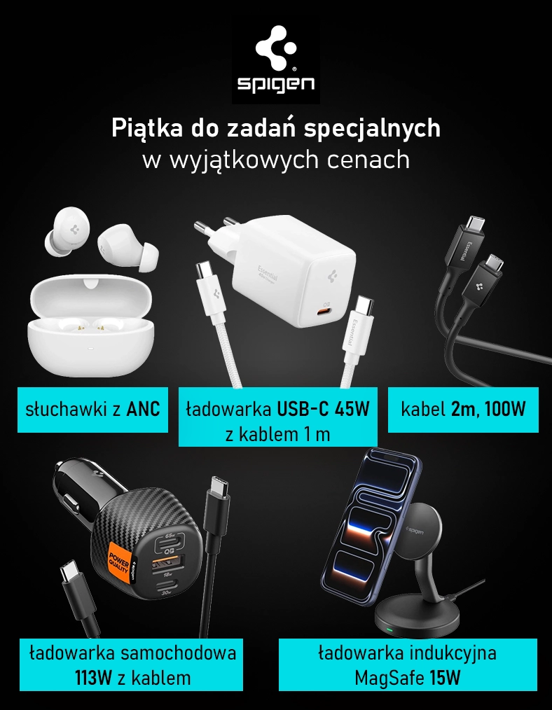 Odkryj akcesoria Spigen, teraz taniej!