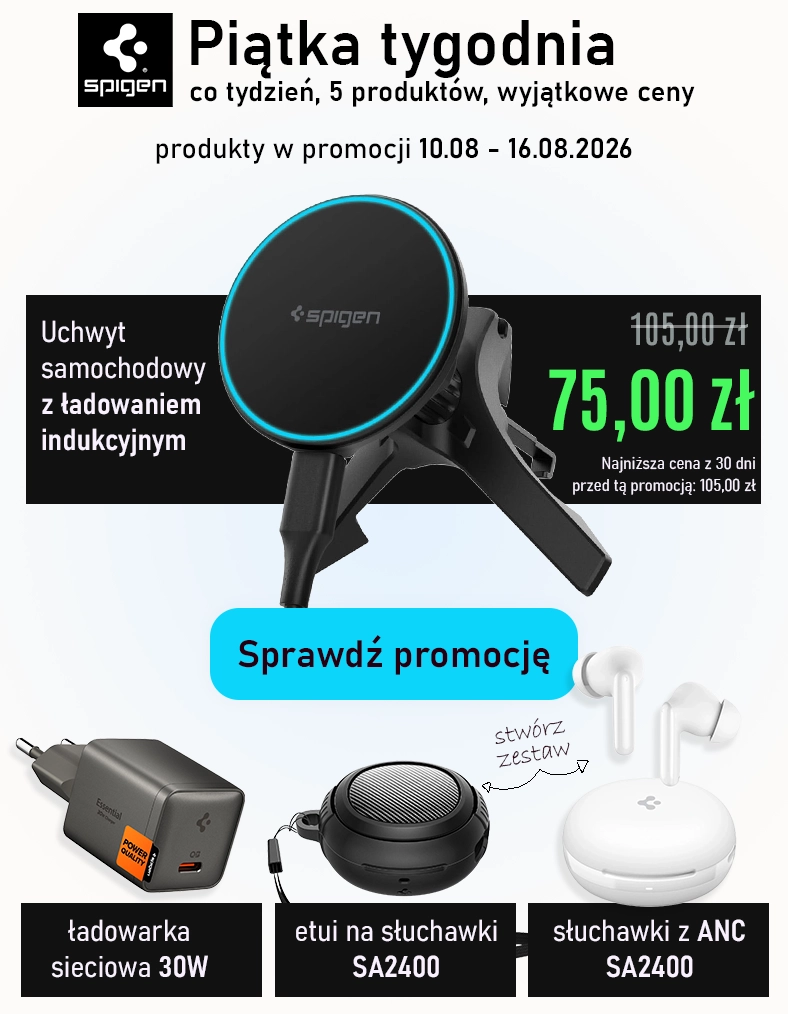 5 produktów marki Spigen w wyjątkowych cenach