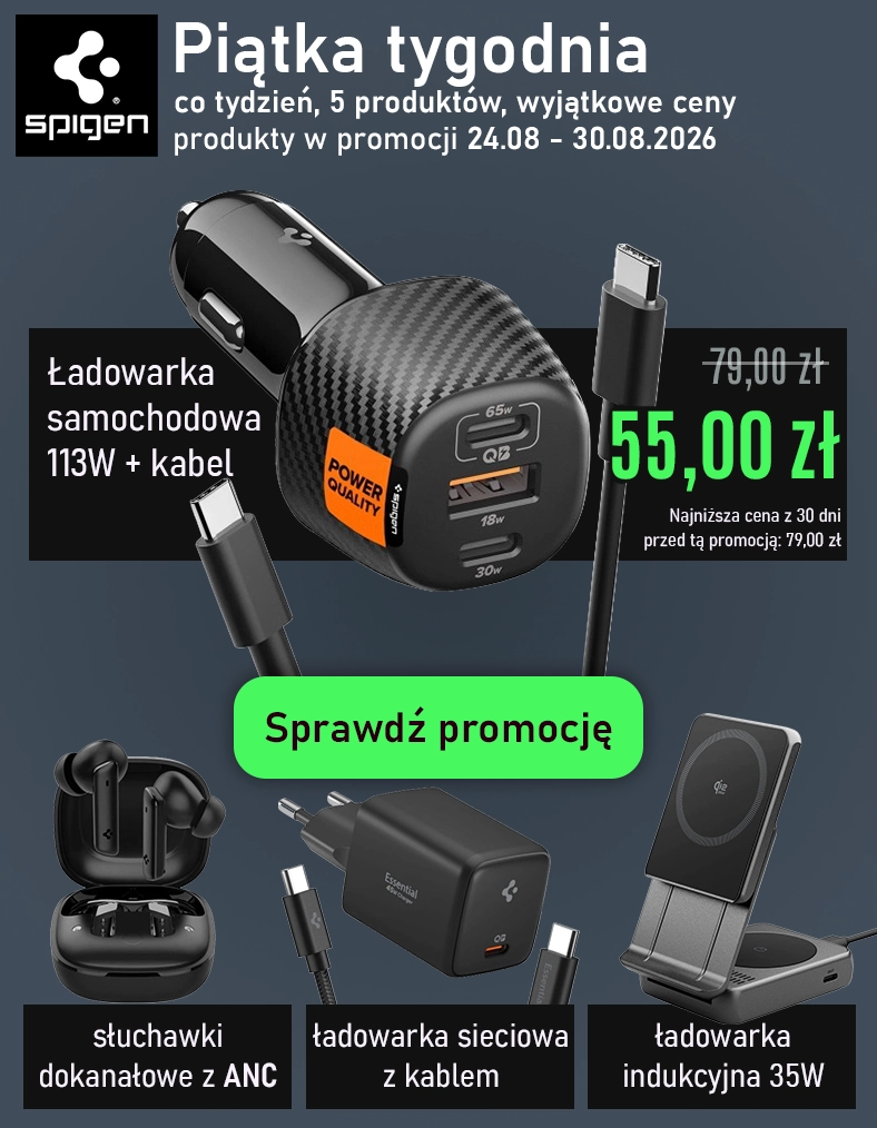 5 produktów marki Spigen w wyjątkowych cenach