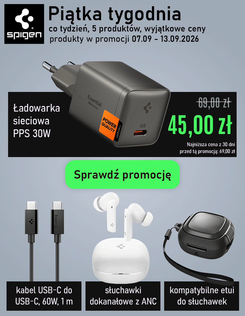 5 produktów marki Spigen w wyjątkowych cenach