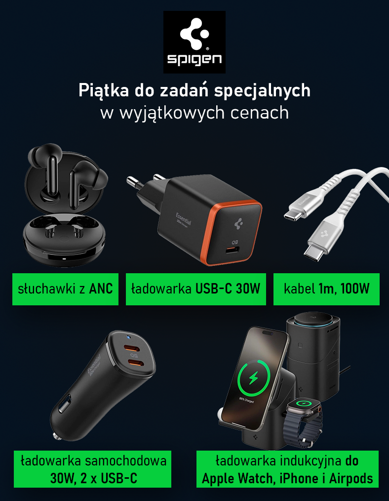 Odkryj akcesoria Spigen, teraz taniej!