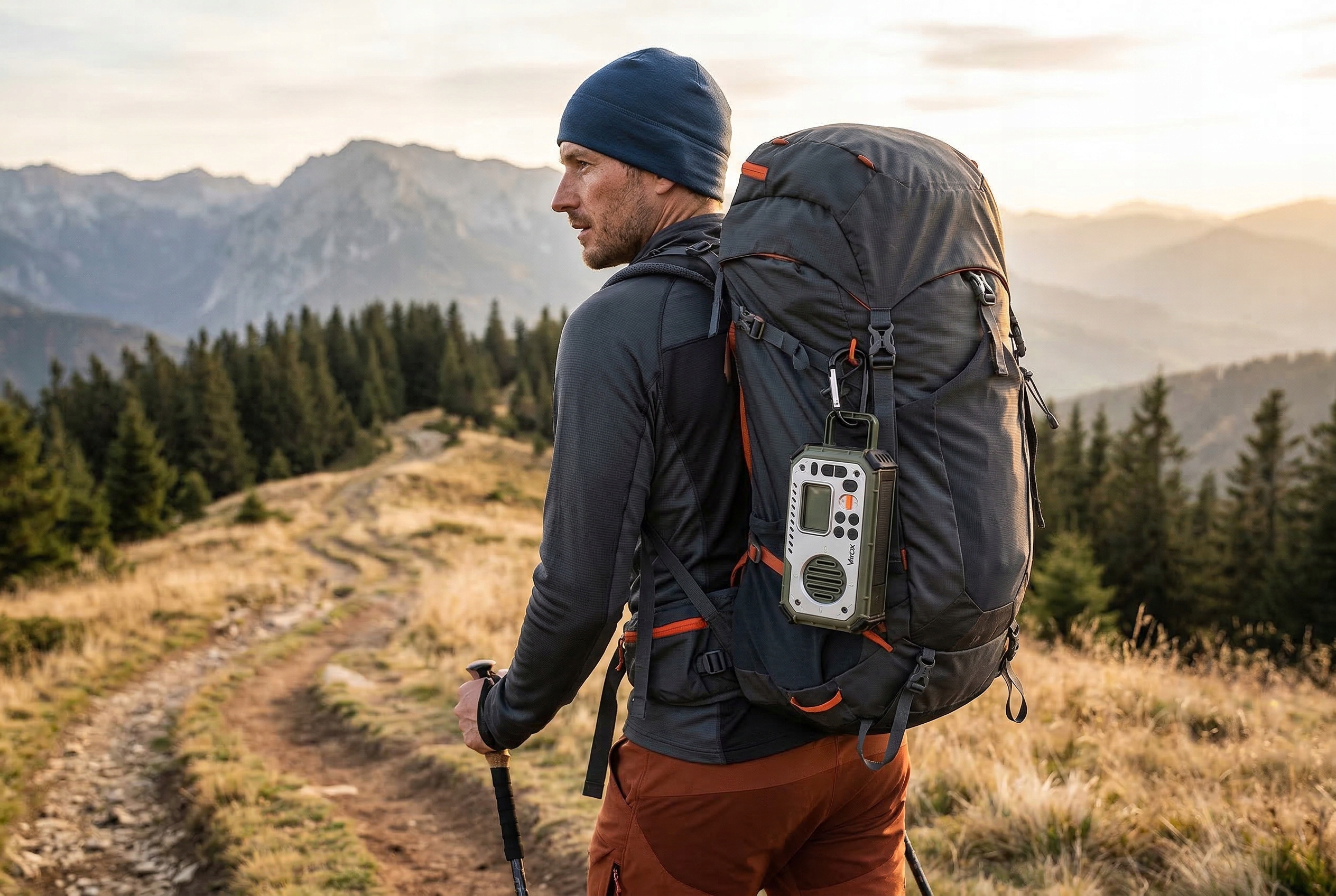 Wytrzymała wodoodporna obudowa IPX4 radia Vayox VA0440 idealna w teren