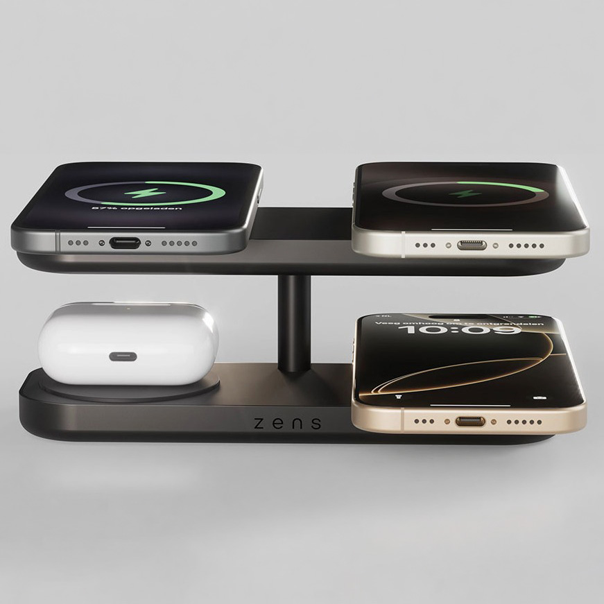 Systemy bezpieczeństwa i certyfikacja Qi2 w Zens Quattro Charger Pro 4