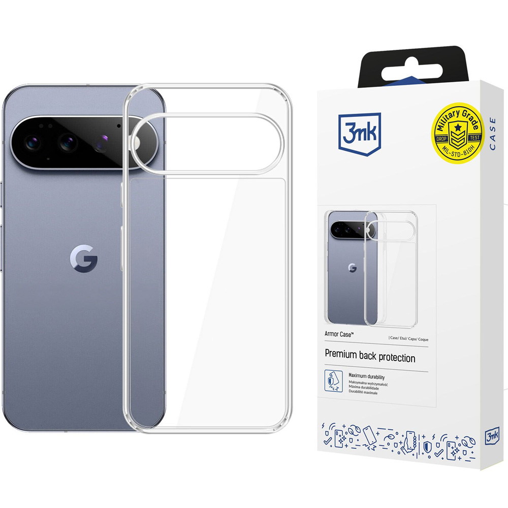 Etui pancerne 3mk Armor Case do Google Pixel 11, przezroczyste