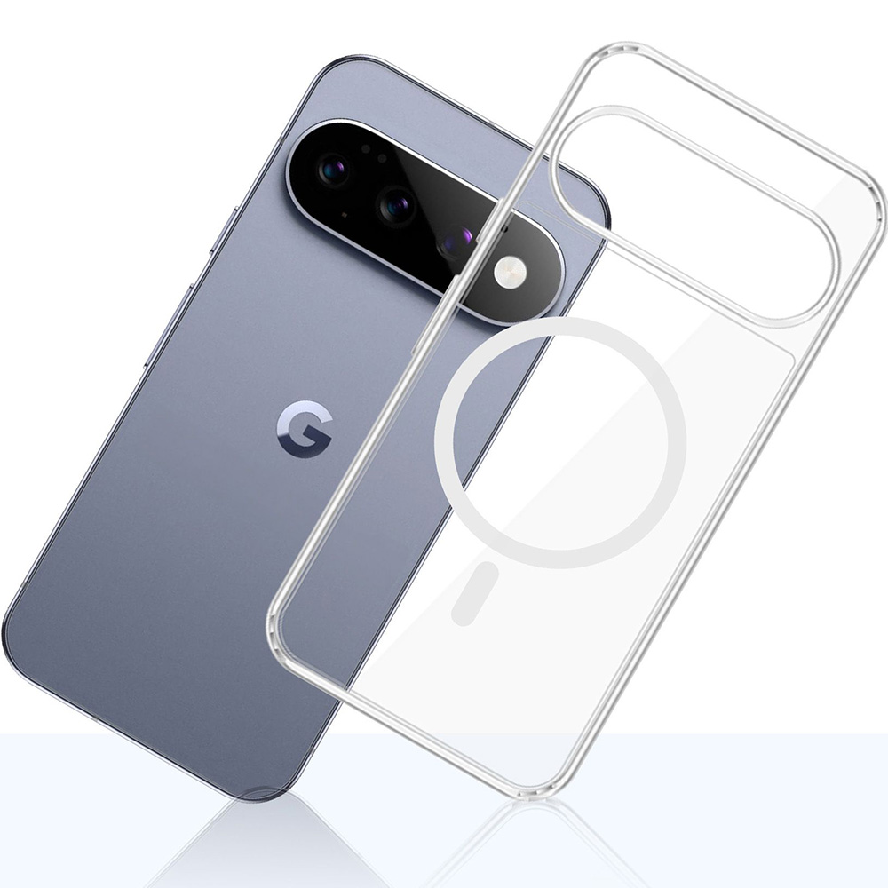 Etui 3mk Armor MagCase do MagSafe do Google Pixel 11, przezroczysto-białe