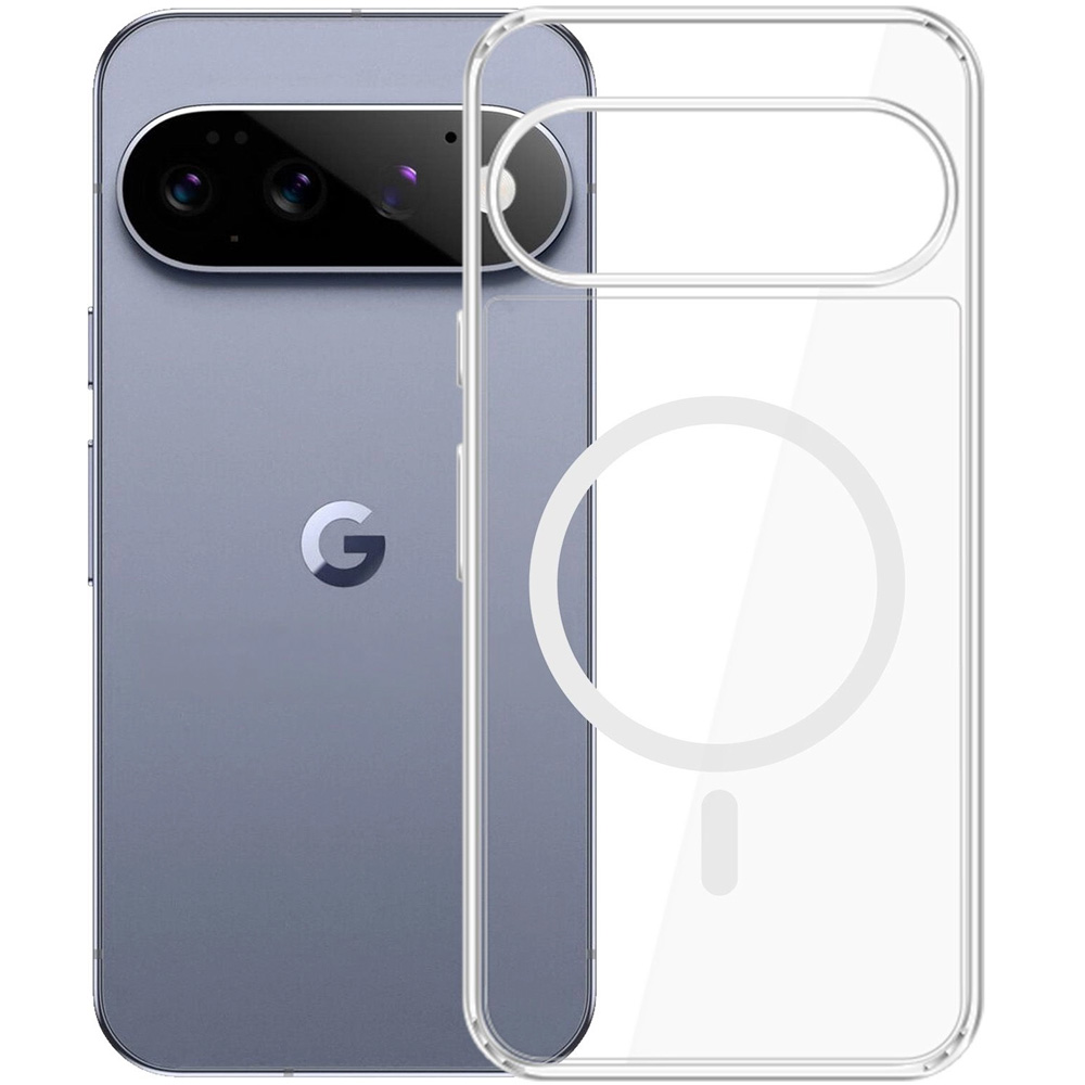 Etui 3mk Armor MagCase do MagSafe do Google Pixel 11 Pro XL, przezroczysto-białe