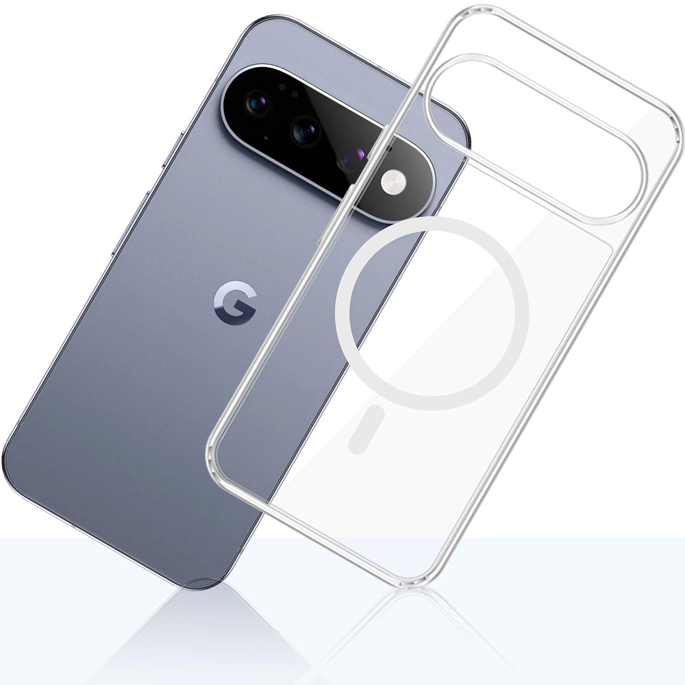 Etui 3mk Armor MagCase do MagSafe do Google Pixel 11 Pro XL, przezroczysto-białe