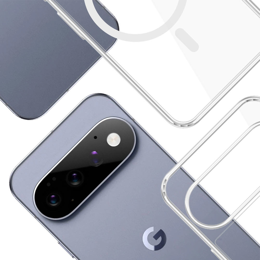 Etui 3mk Armor MagCase do MagSafe do Google Pixel 11 Pro XL, przezroczysto-białe