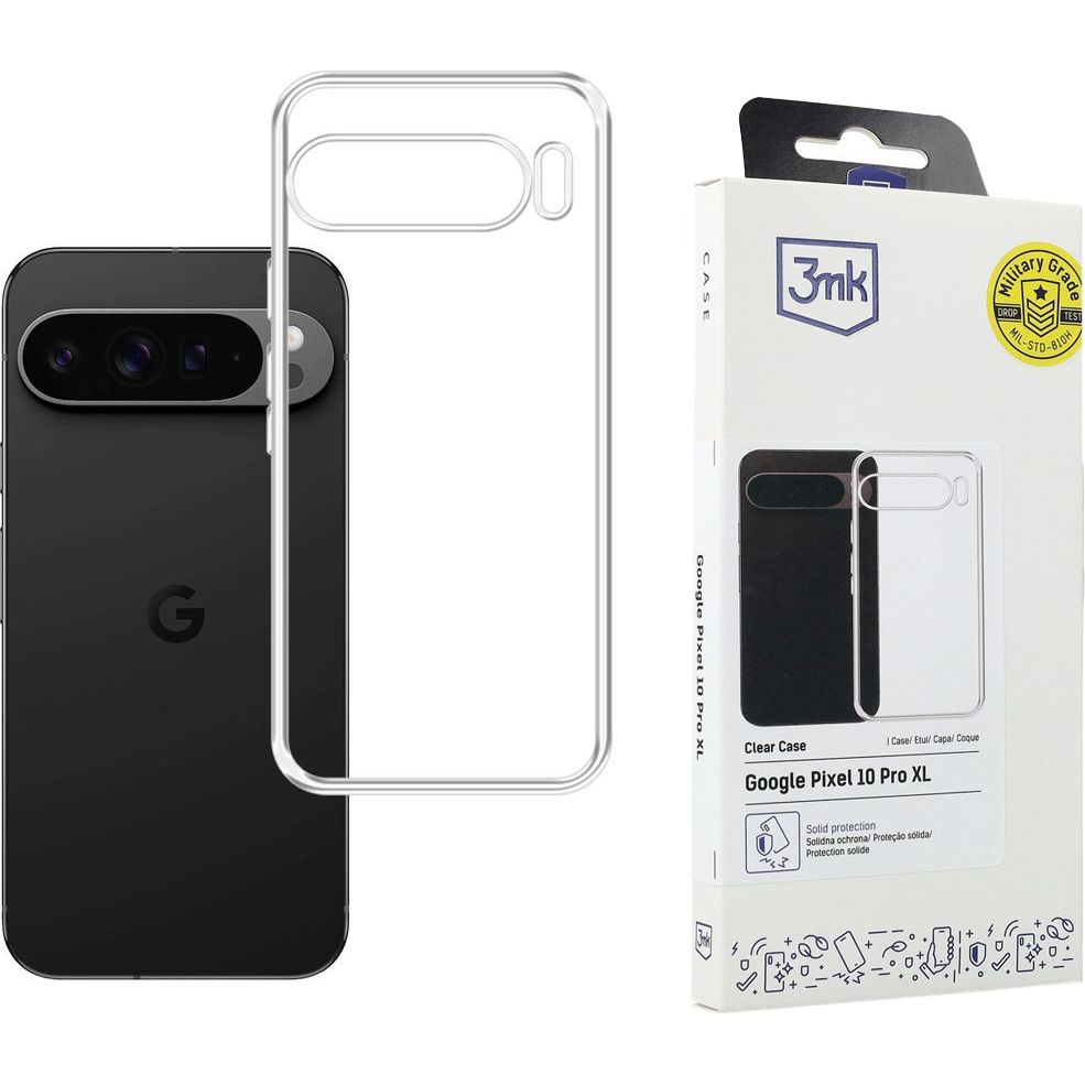 Etui 3mk Clear Case do Google Pixel 10 Pro XL, przezroczyste