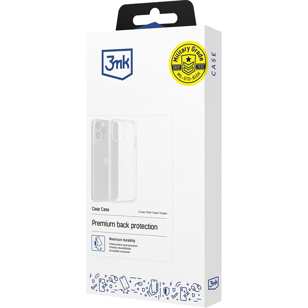 Etui 3mk Clear Case do Motorola Edge 50 Neo, przezroczyste