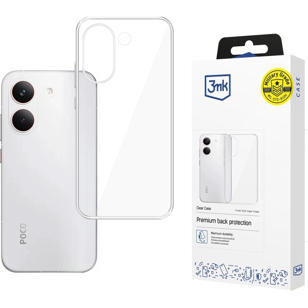 Etui 3mk Clear Case do Poco X8 Pro, przezroczyste