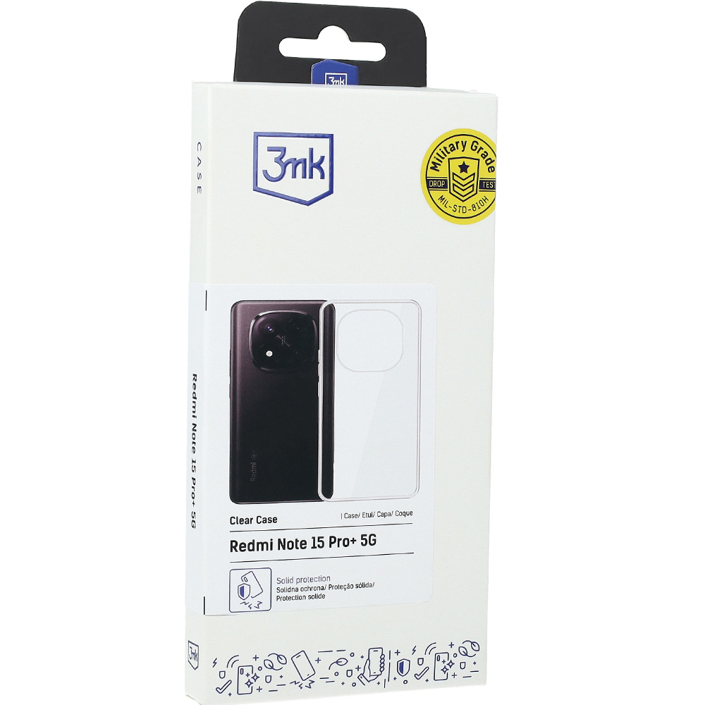 Etui 3mk Clear Case do Xiaomi Redmi Note 15 Pro Plus 5G, przezroczyste