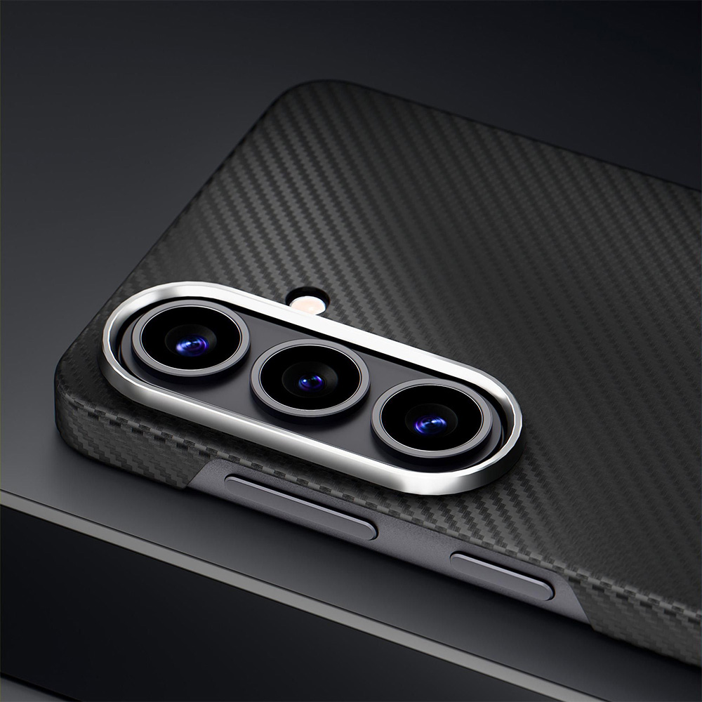 Etui aramidowe 3mk Hardy Aramid MagCase do MagSafe do Galaxy S26, czarne