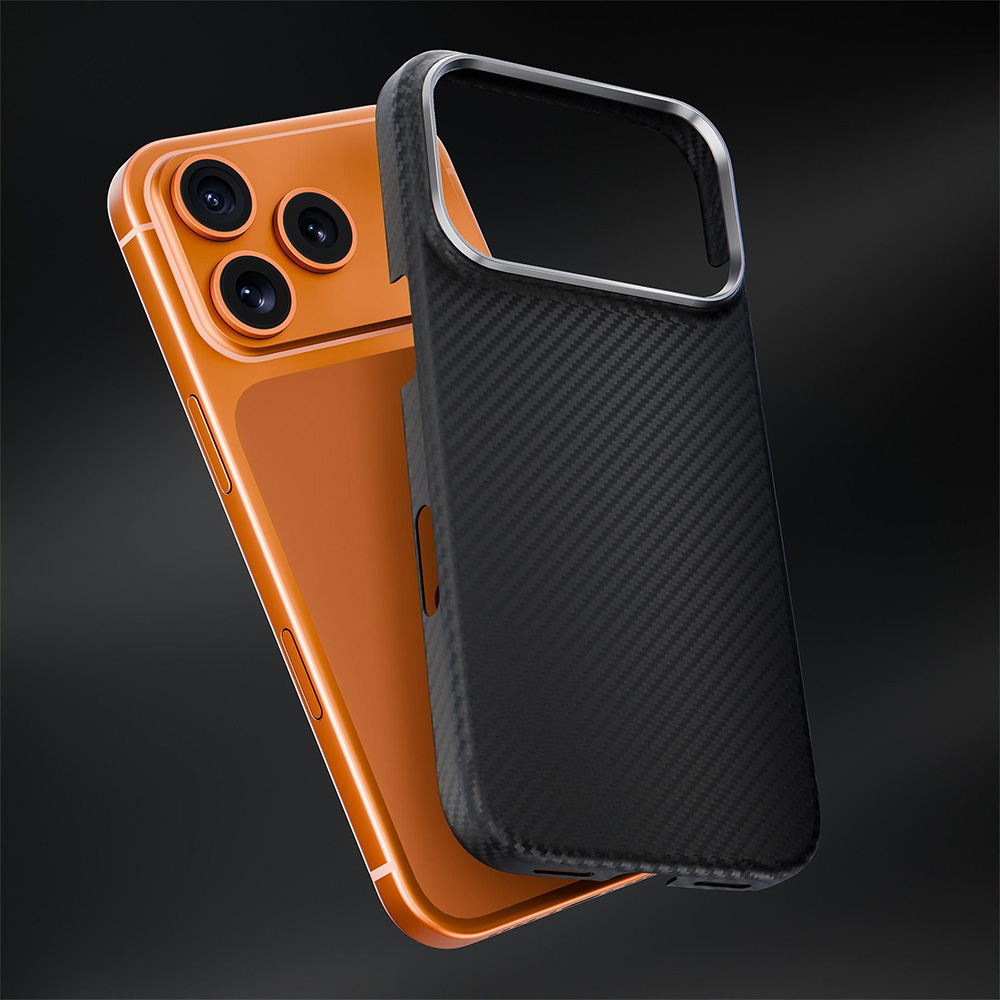 Etui aramidowe 3mk Hardy Aramid MagCase do MagSafe do iPhone 17 Pro Max, czarne