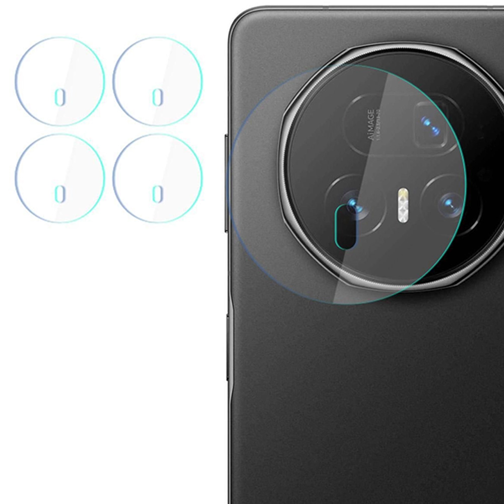 4x Szkło hybrydowe na soczewki aparatu, 3mk Hardy Fusion Lens Protection do Honor Magic V5