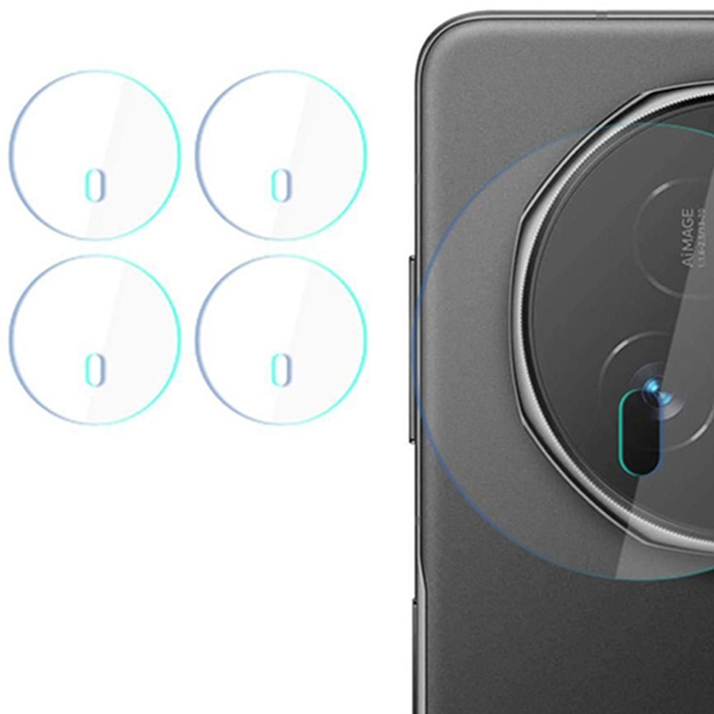 4x Szkło hybrydowe na soczewki aparatu, 3mk Hardy Fusion Lens Protection do Honor Magic V5