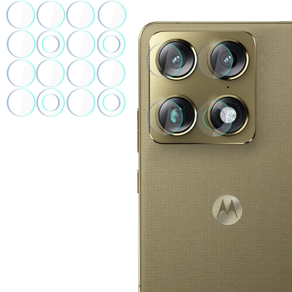 4x Szkło hybrydowe na soczewki aparatu, 3mk Hardy Fusion Lens Protection do Motorola Signature