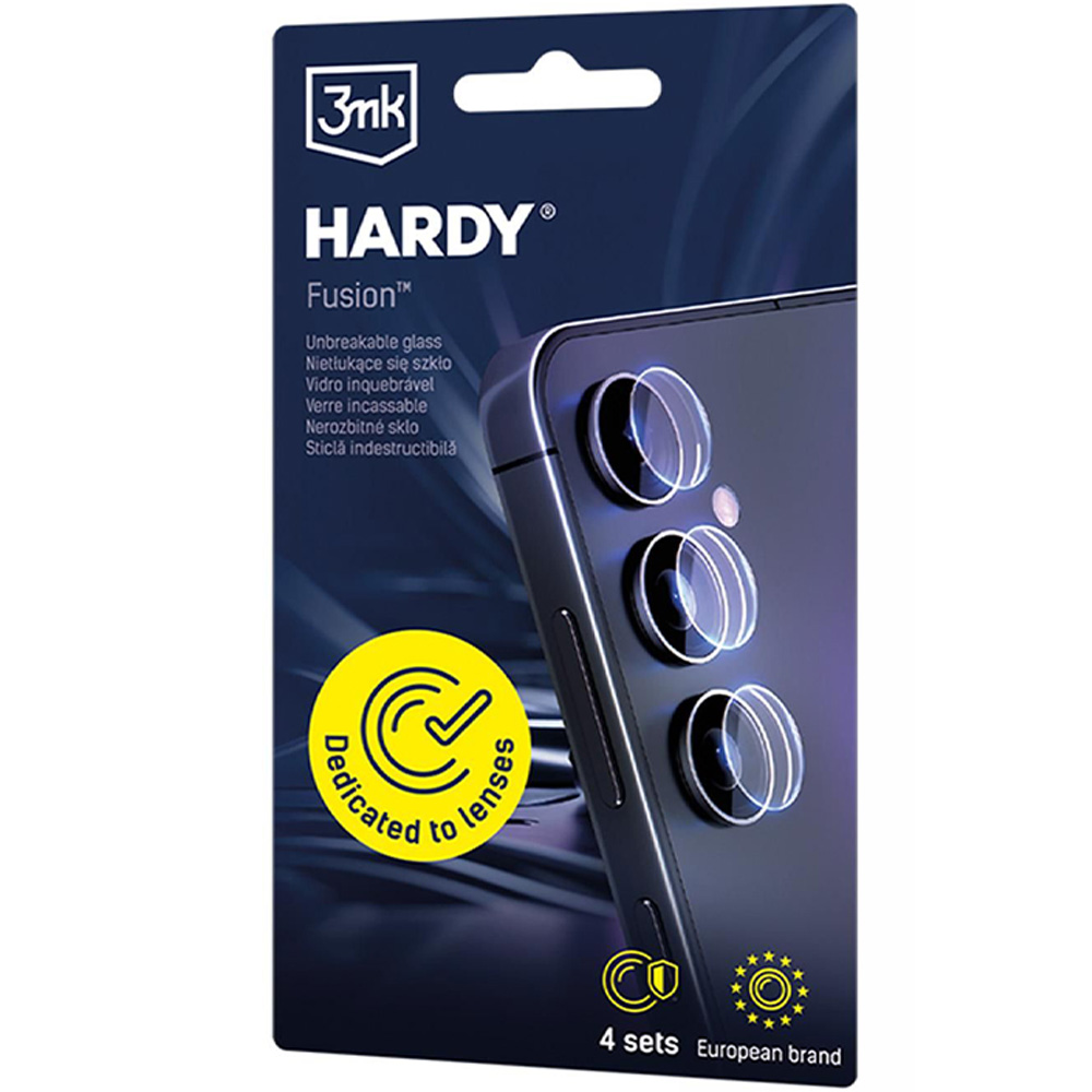4x Szkło hybrydowe na soczewki aparatu, 3mk Hardy Fusion Lens Protection do Vivo X300 Ultra