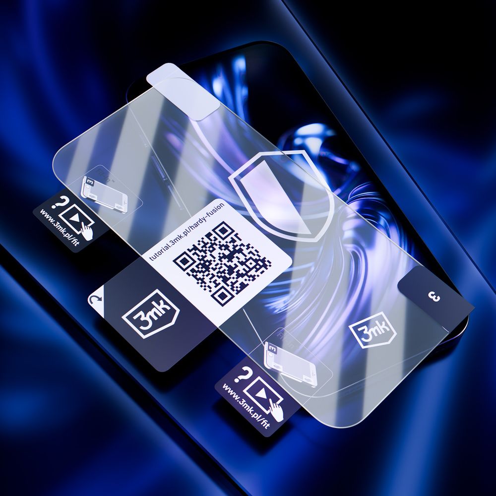 3mk Hardy Fusion, kompatybilność z etui precyzyjnie dopasowane zabezpieczenie, przezroczyste