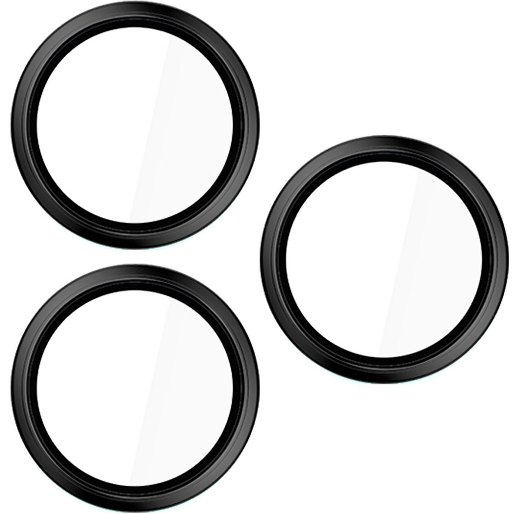 Osłony na aparat 3mk HARDY Lens Protection Pro 1 zestaw dla iPhone 17 Pro Max / iPhone 17 Pro, czarne