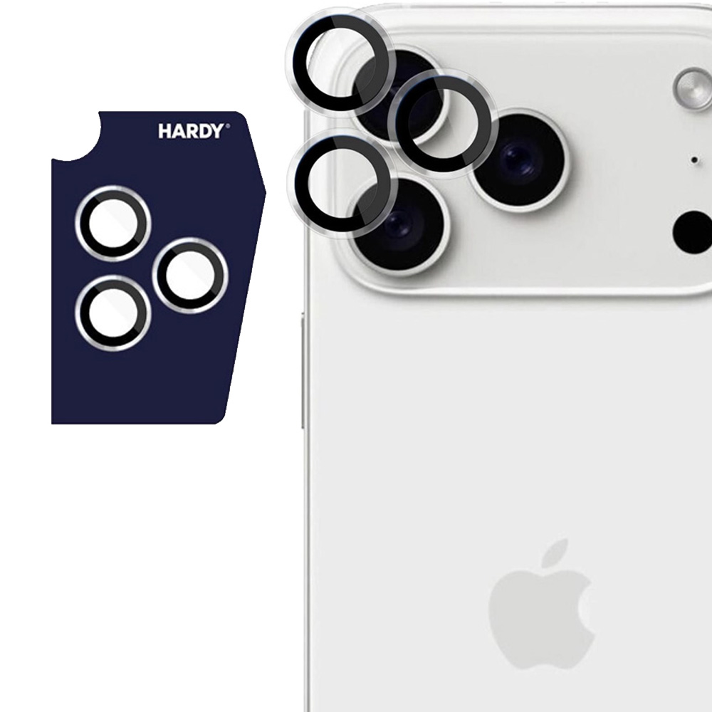 Osłony na aparat 3mk HARDY Lens Protection Pro 1 zestaw dla iPhone 17 Pro Max / iPhone 17 Pro, przezroczyste