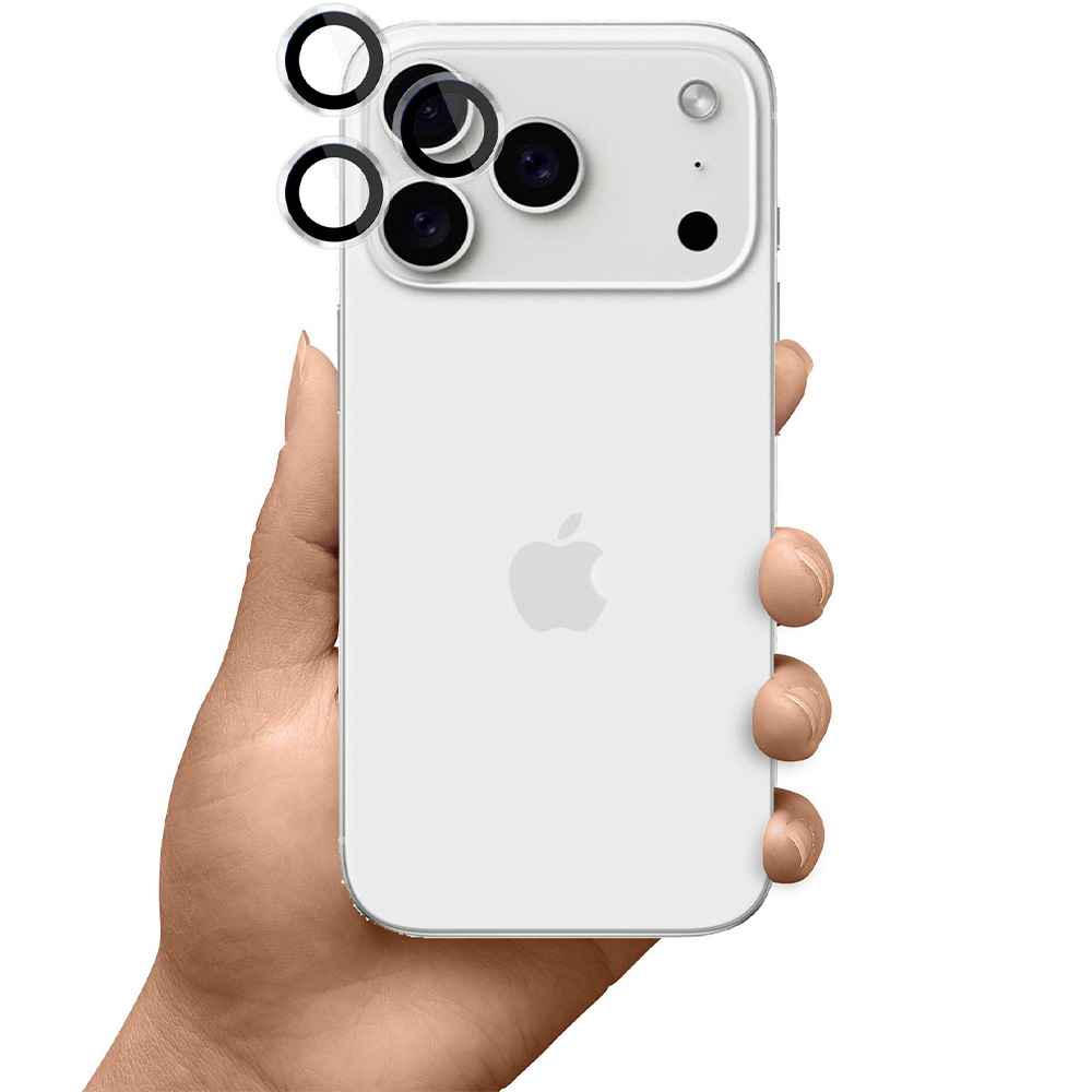 Osłony na aparat 3mk HARDY Lens Protection Pro 1 zestaw dla iPhone 17 Pro Max / iPhone 17 Pro, przezroczyste