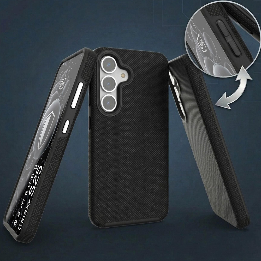 Etui 3mk Hardy Shockproof MagCase do MagSafe do Galaxy S25, czarne