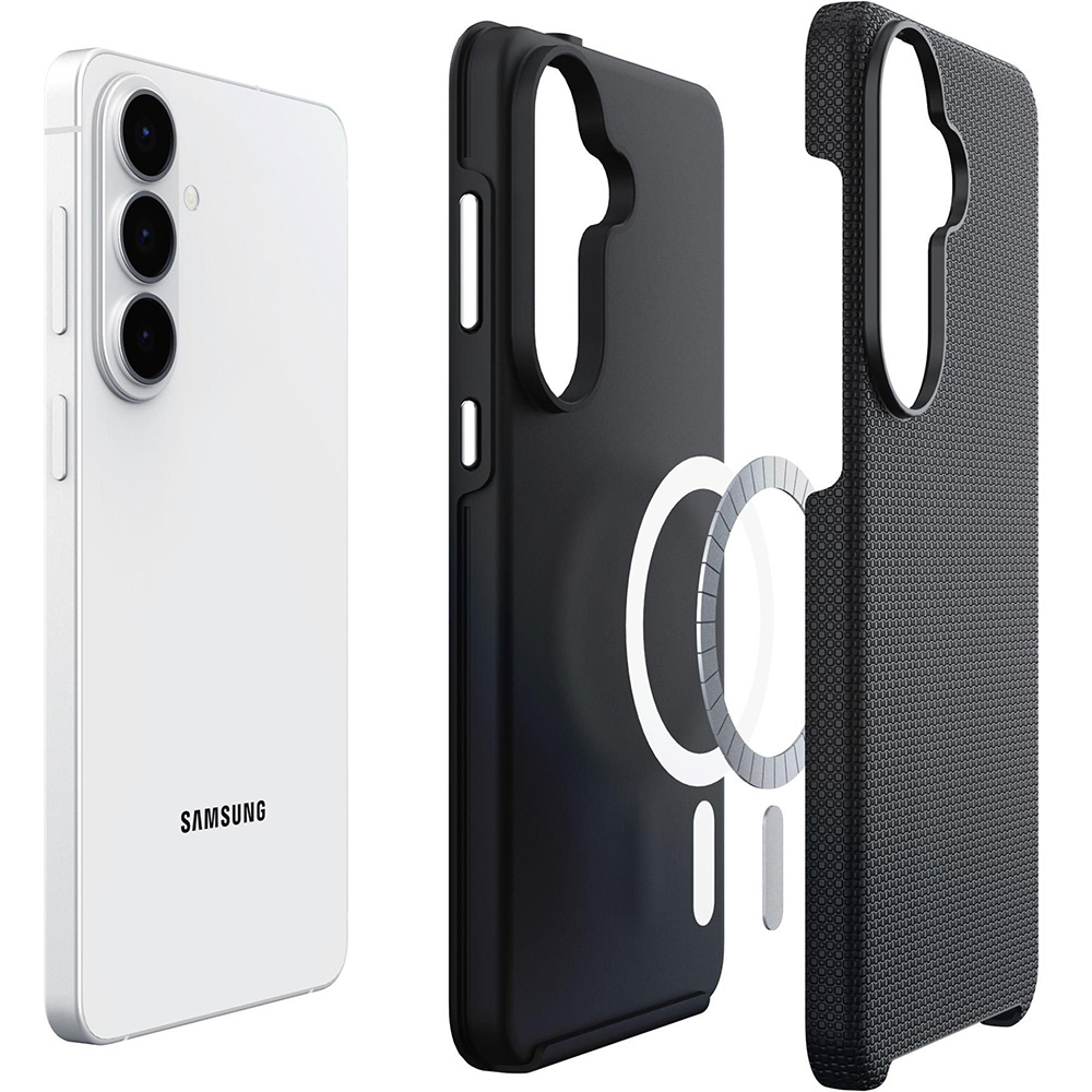Etui 3mk Hardy Shockproof MagCase do MagSafe do Galaxy S26 Plus, czarne