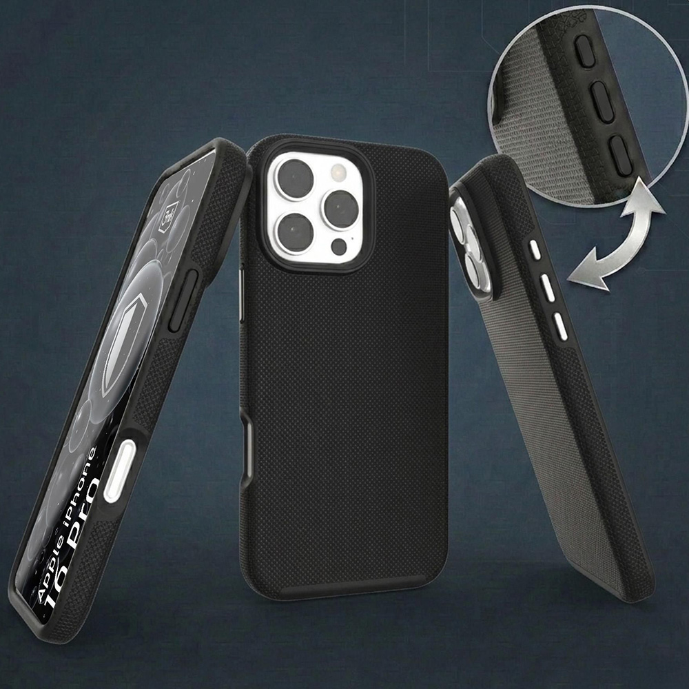 Etui 3mk Hardy Shockproof MagCase do MagSafe do iPhone 16 Pro, czarne