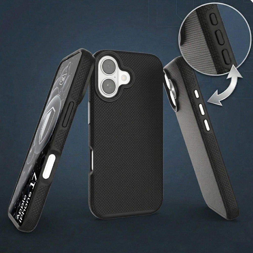 Etui 3mk Hardy Shockproof MagCase do MagSafe do iPhone 17, czarne