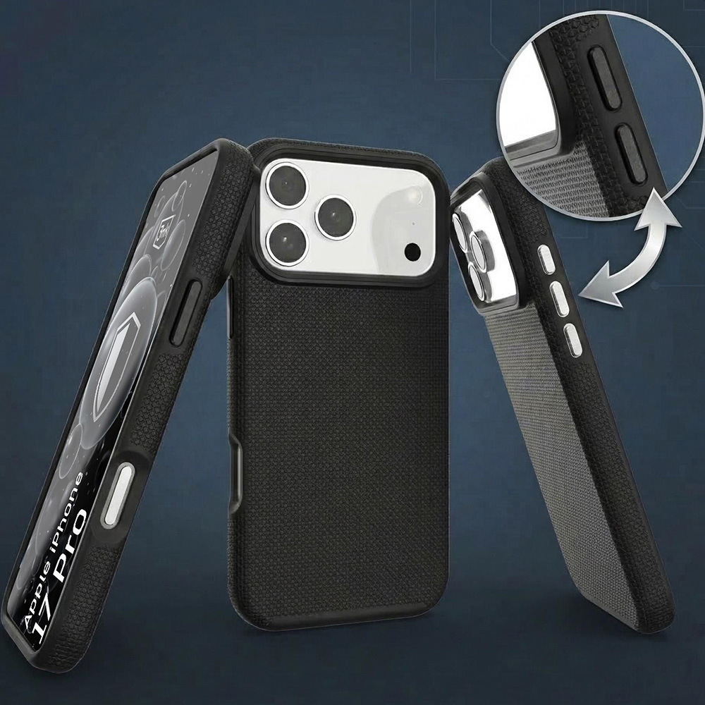 Etui 3mk Hardy Shockproof MagCase do MagSafe do iPhone 17 Pro, czarne