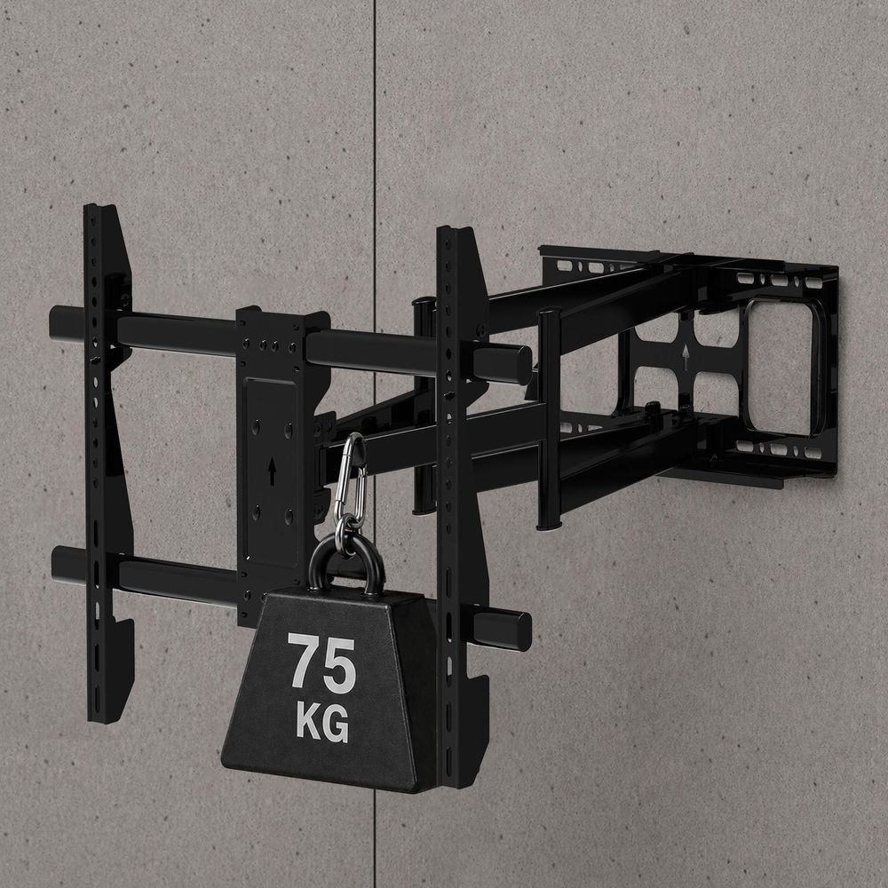 3mk Hardy StableMount 75, uniwersalny standard VESA i regulowane szyny, czarny