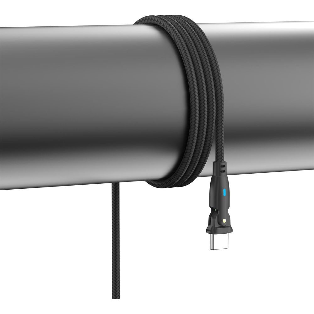 3mk Hyper Cable, organizacja przestrzeni biurowej i domowej, trwały, czarny