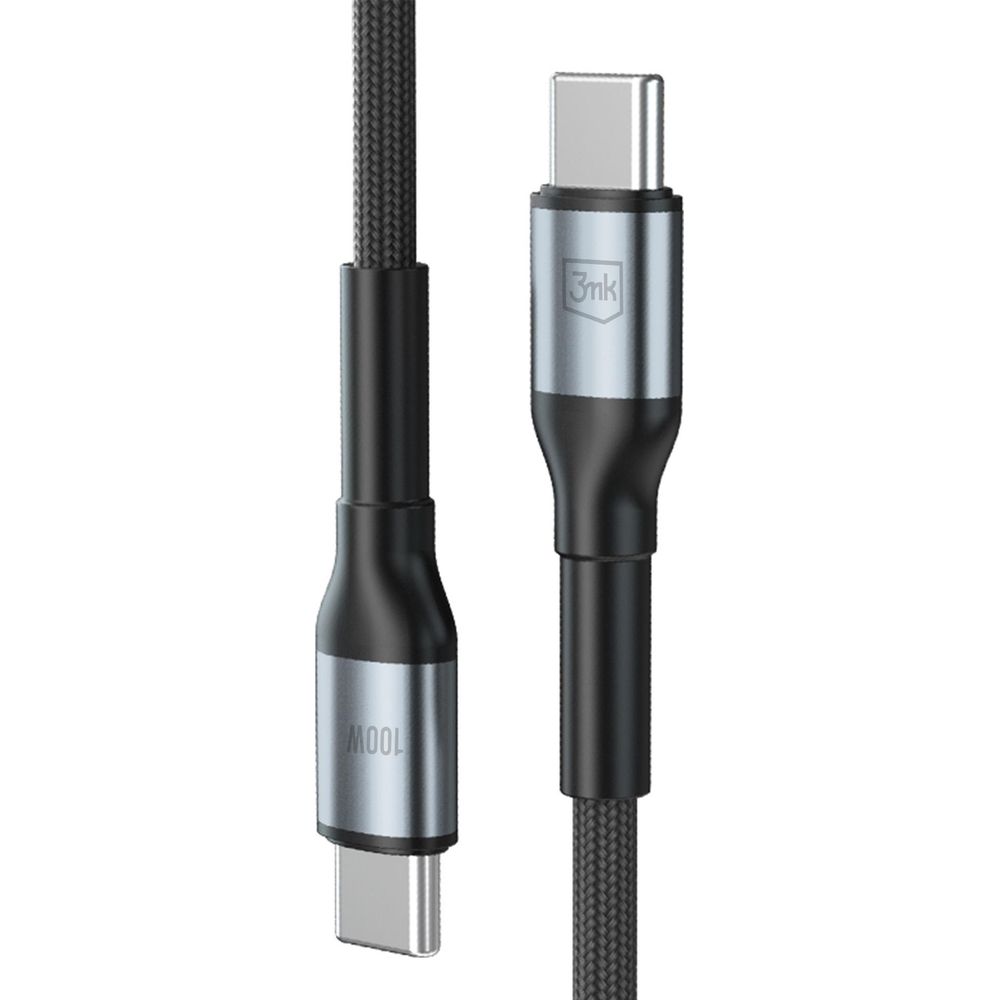 3mk Hyper Cable, szybki transfer danych i solidna konstrukcja, wytrzymały, czarny